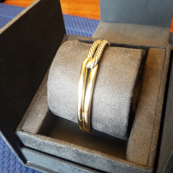 SOLD@! David Yurman18k 750/Gold & Sterling Silv - Picture 2 of 12